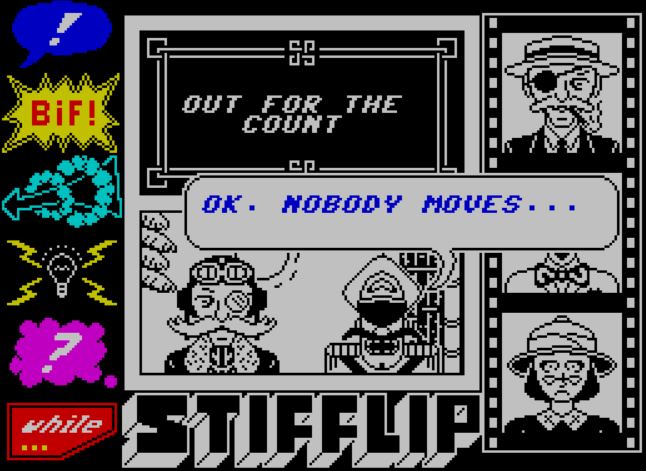 Stifflip and Co - ZX Spectrum game screenshot (1987) by Palace Software